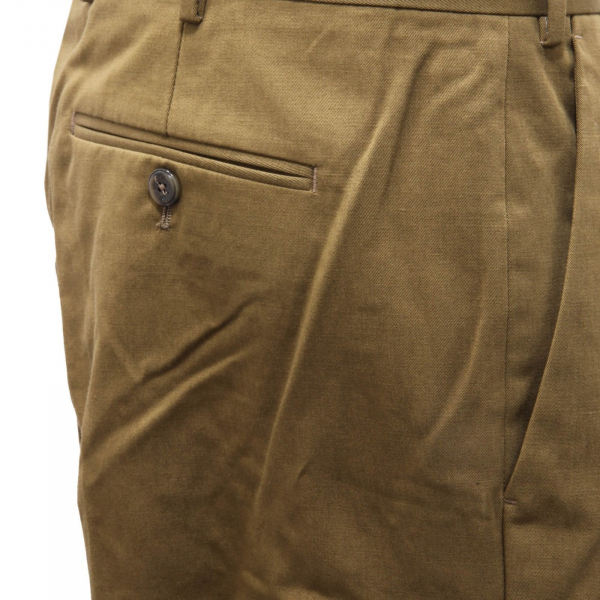 5549AH pantalone uomo PT TORINO green cotton/linen trouser men