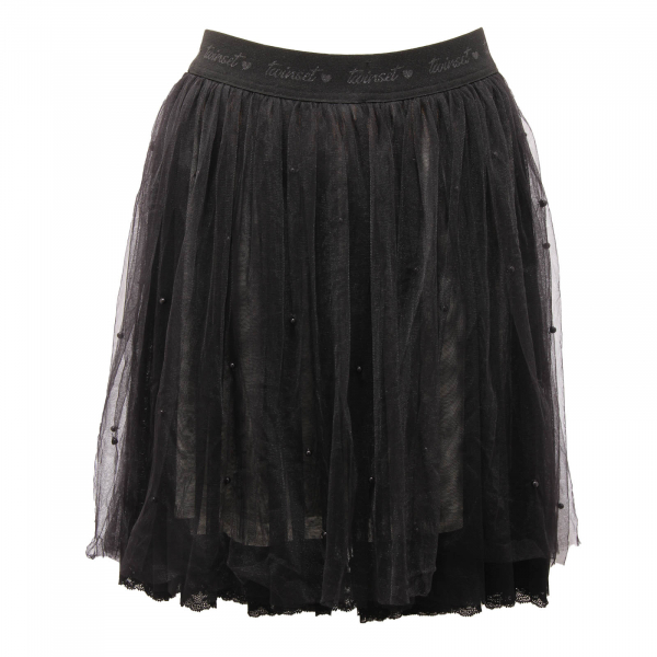 5559AN gonna bimba TWIN-SET girl kid skirt black