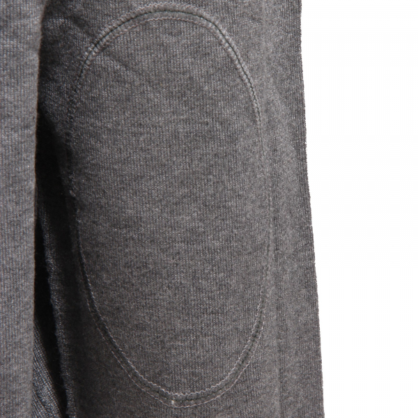 5560K maglione uomo FRED MELLO grey garment dyed sweater man