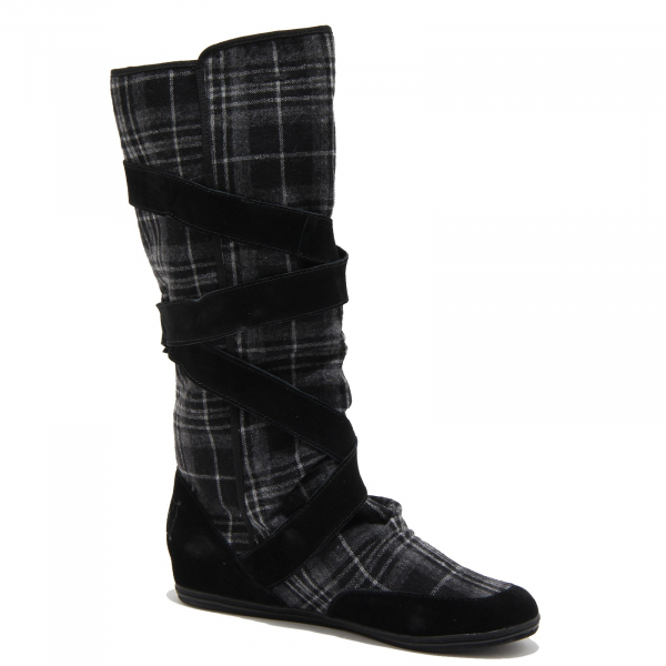 5564M stivali neri grigi donna KILLAH wash scarpe women boots shoes