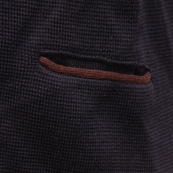 5568AZ GILET UOMO BECOME MAN WOOL SLEEVELESS SWEATER BLUE