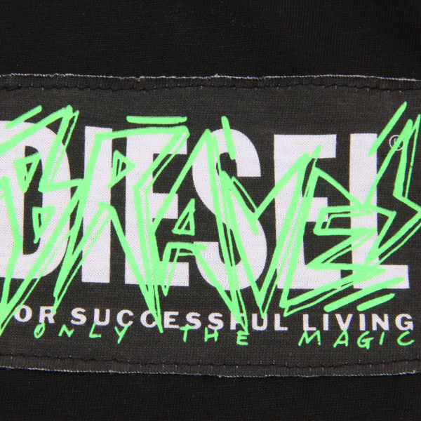 5575AP maglia bimbo DIESEL boy kids t-shirt black