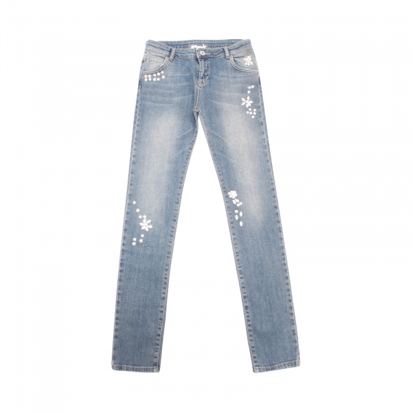 5575AQ jeans bimba TWIN-SET girl kids denim trousers