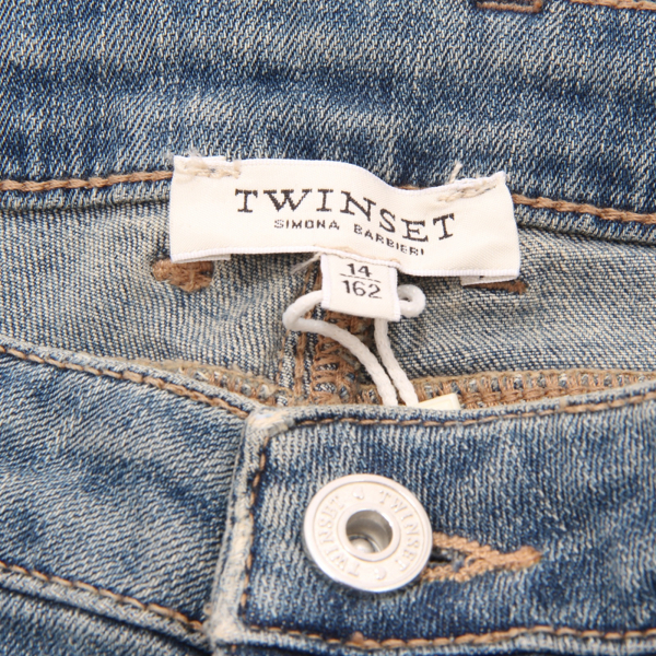 5575AQ jeans bimba TWIN-SET girl kids denim trousers