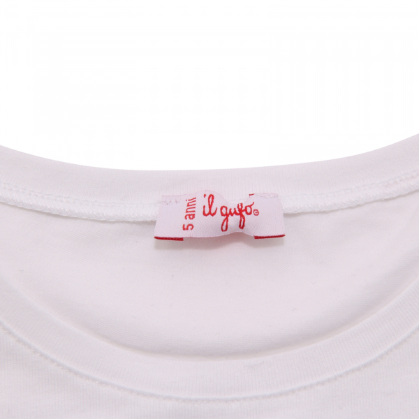 5587AP maglia bimba IL GUFO girl kid t-shirt