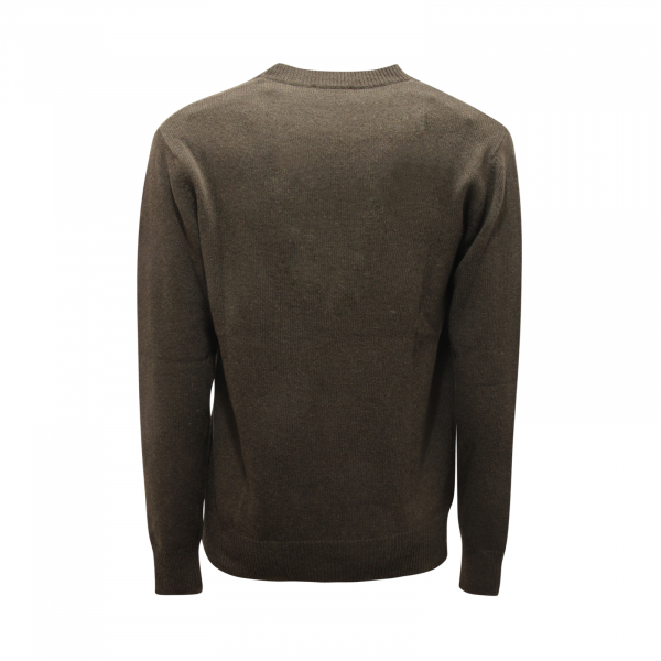 5589AZ MAGLIONE UOMO BECOME MAN WOOL BLEND SWEATER GREEN