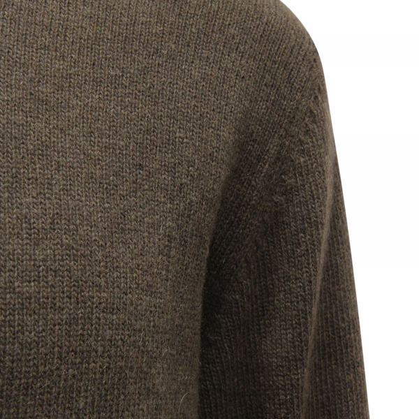 5589AZ MAGLIONE UOMO BECOME MAN WOOL BLEND SWEATER GREEN