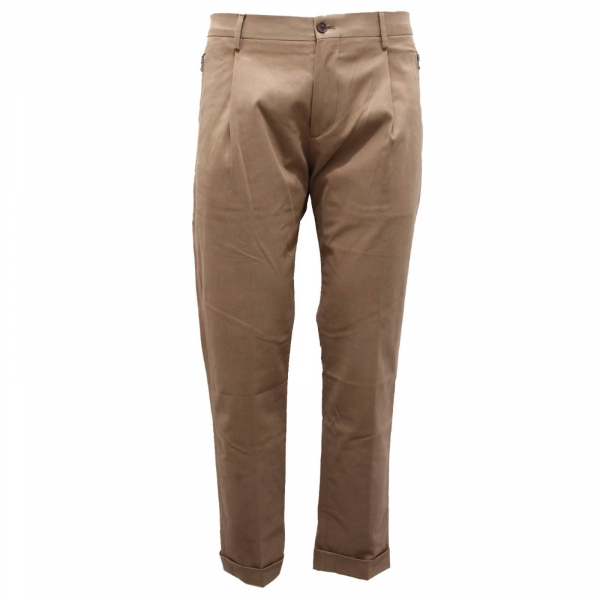 5592AH pantalone uomo ETRO army green cotton slim fit trouser man