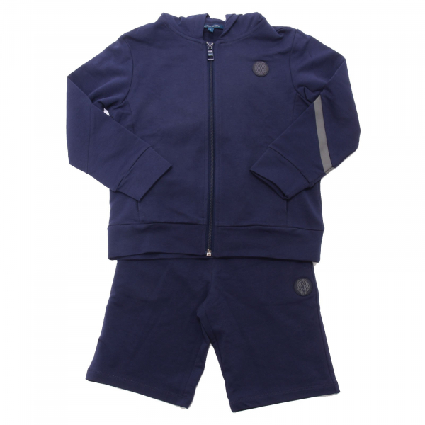 5595AE tuta bimbo BOY ASTON MARTIN blue cotton tracksuit kids