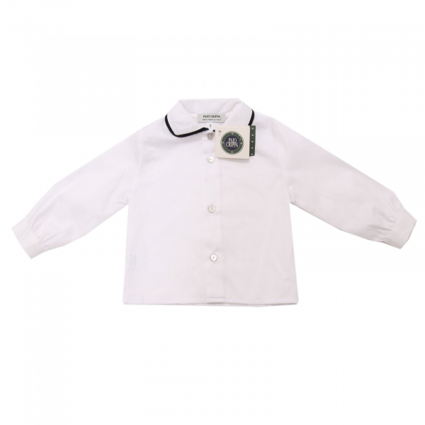 5610AE completo bimbo boy PAIO CRIPPA white/blue velvet 3 pieces suit kids