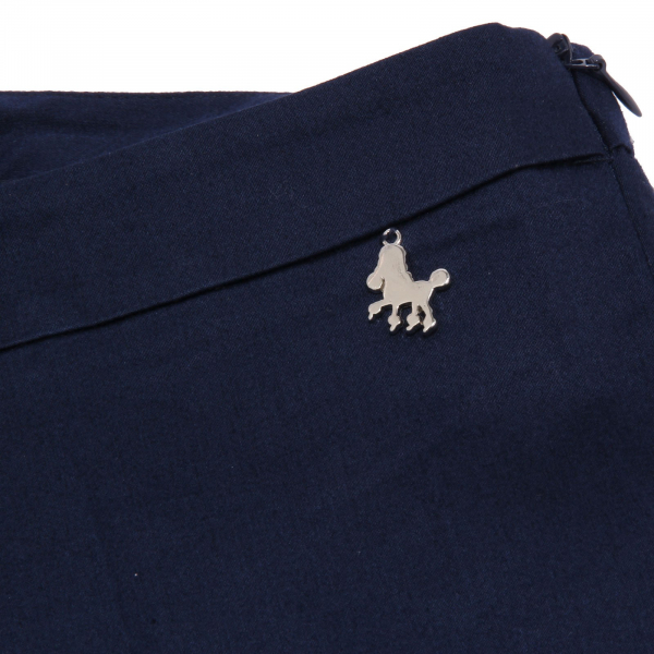 5621AB bermuda bimba GIRL LULU' blue cotton shorts kid