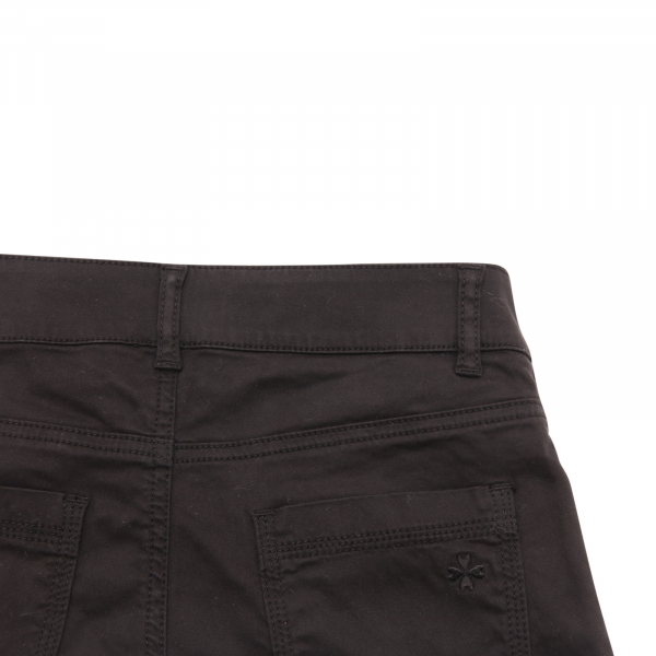 5645AP pantalone bimba MOSCHINO TEEN girl trousers black