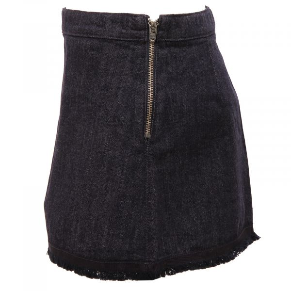 5648V gonna bimba MONCLER jeans blue skirt girl kid
