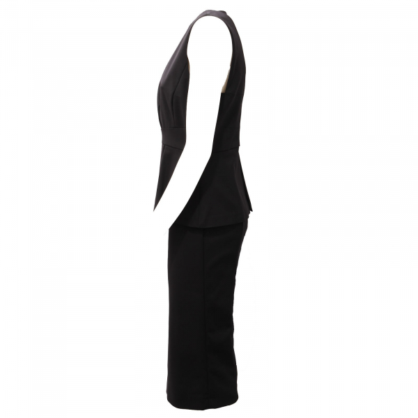 5669AD abito tubino donna MARELLA black dress women