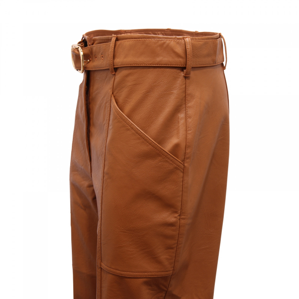 5680AV PANTALONE DONNA TWINSET WOMAN VEGAN TROUSERS