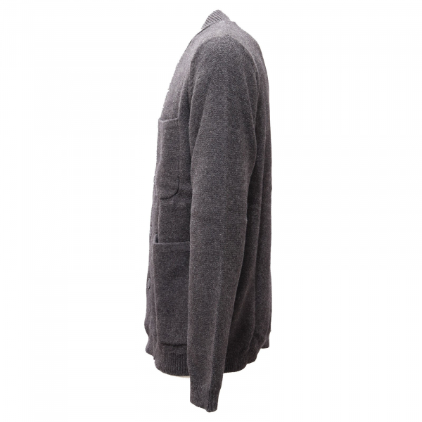 5709AF maglione cardigan uomo SELECTED dark grey sweater man