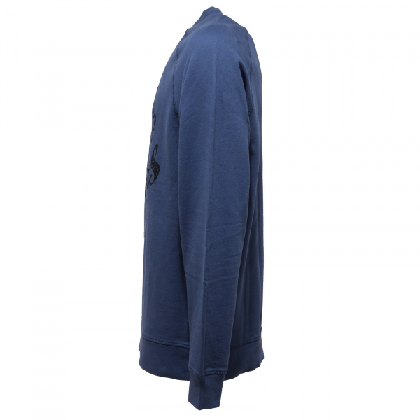 5713U felpa uomo blu BARBOUR INTERNATIONAL TRIUMPH garzato sweatshirt man