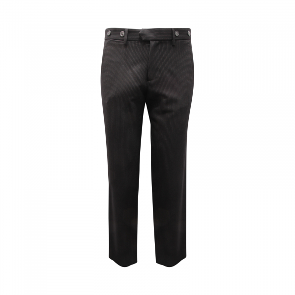 5720AU ABITO UOMO FRANKIE MORELLO MAN WOOL SUIT BLACK