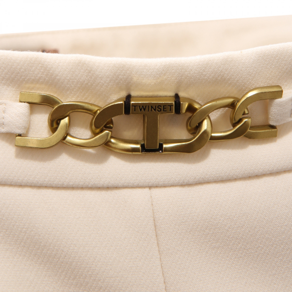 5720AV PANTALONE DONNA TWINSET WOMAN TROUSERS