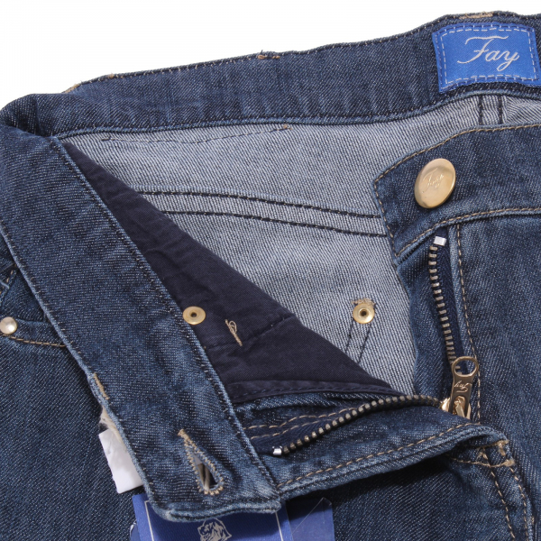 5745Y jeans bimba GIRL FAY blue denim trouser pant