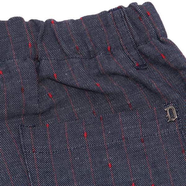 5753AB bermuda bimbo BOY DONDUP blue/red stripes shorts kid