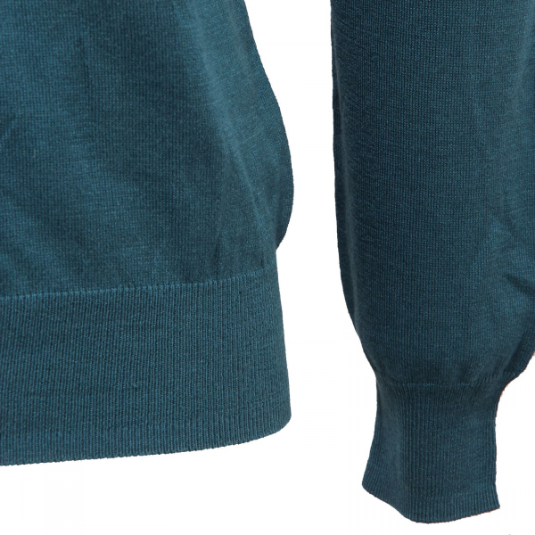 5773AF maglione uomo PRIVATE LIVES dark green silk/cotton sweater man