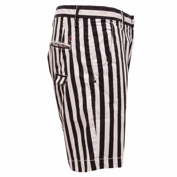 5774X bermuda uomo AT.P.CO black/white cotton short men