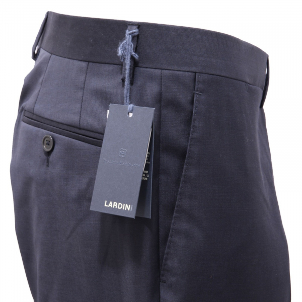 5795AL pantalone uomo LARDINI man wool trousers blue