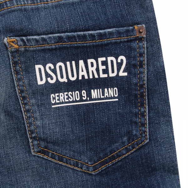 5804AQ jeans bimbo DSQUARED2 STANISLAV JEAN boy kids trousers