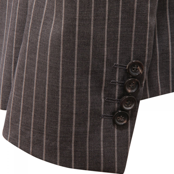 5823AZ GIACCA GESSATA DONNA TONELLO WOMAN WOOL PINSTRIPE JACKET