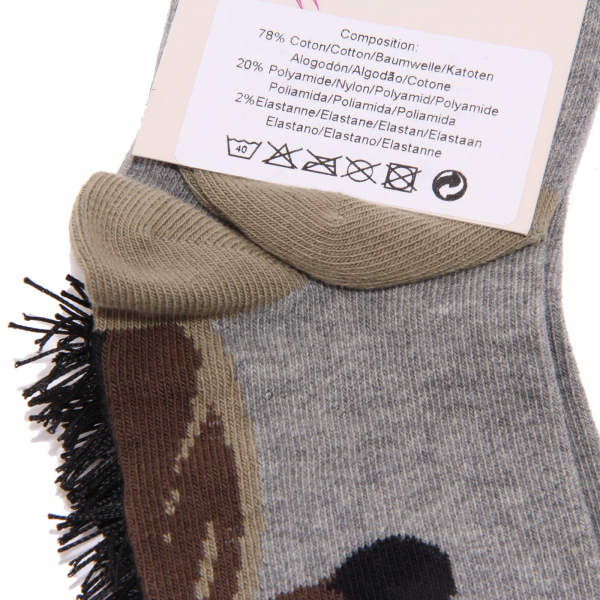 5829V calzino bimba STELLA McCARTNEY KIDS cotton grey sock girl kid