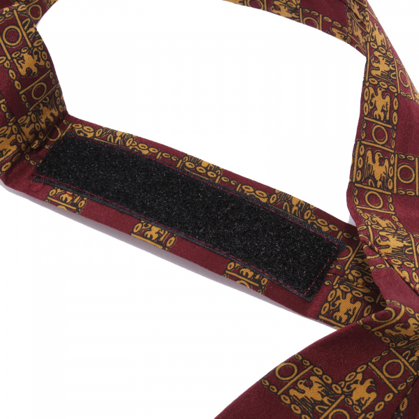 5890Y cravatta ascot uomo MESSORI bordeaux silk ascot tie men