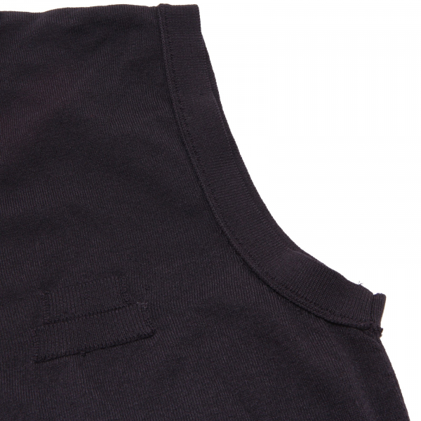 5891U gilet uomo blu BERNA smanicato viscosa sleeveless sweater man