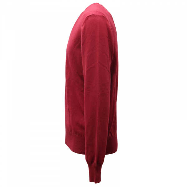5920AI maglione uomo XBRAND man v-neck cotton sweater burgundy