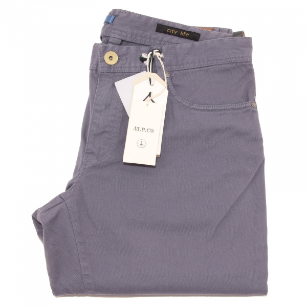 5927P pantalone AT.P.CO. CITY LIFE carta da zucchero jeans uomo pant men