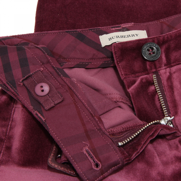 5942M pantaloni bimba velluto BURBERRY pantalone trousers pants kids