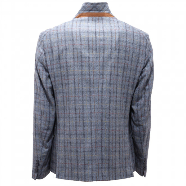 5969AH giacca uomo BEVERLY HILLS POLO CLUB light blue wool blend jacket man