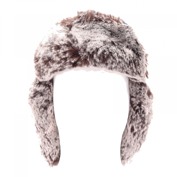 5992AG cappello uomo WOOLRICH dark blue eco-fur earmuffs hat man