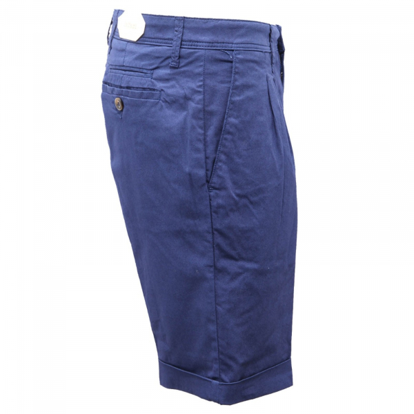 5993AH bermuda uomo FOUR.TEN SAFARI blue cotton shorts man