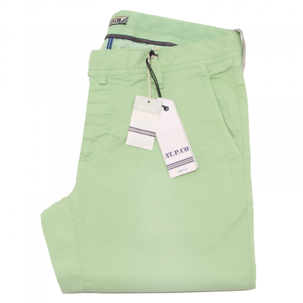 6012P pantalone AT.P.CO. verde pistacchio jeans uomo pant men