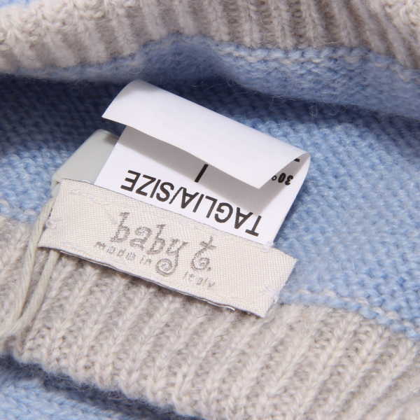 6025V cuffia bimbo BABY T. neonato light blue hat baby boy