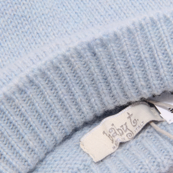 6029V cuffia bimbo BABY T. neonato light blue hat baby boy