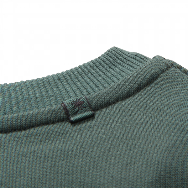 6072AU FELPA UOMO MESSAGERIE GREEN FLAG MAN SWEATSHIRT