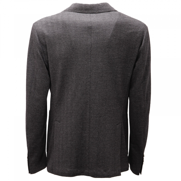 6087AD giacca uomo L.B.M. 1911 SLIM FIT grey wool/cotton jacket men