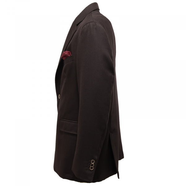 6127Q giacca uomo BORDONI lana dark brown jacket men