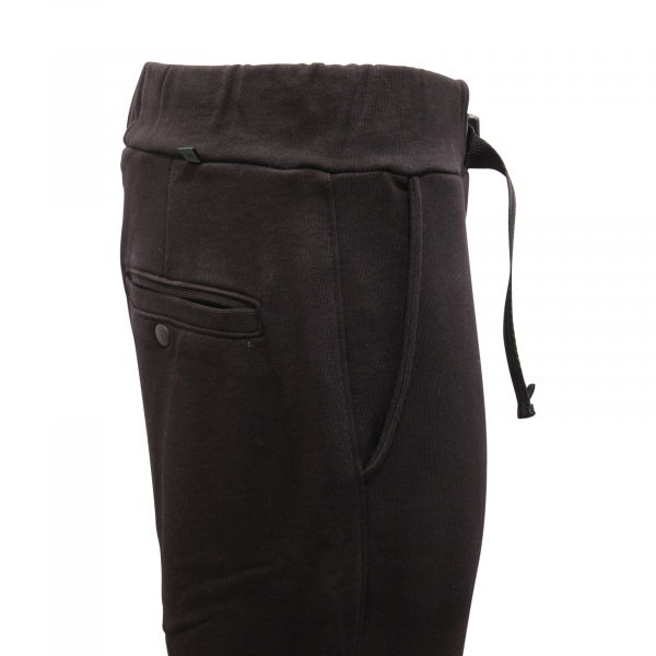 6132AU PANTALONE TUTA UOMO MESSAGERIE GREEN FLAG MAN SWEATPANTS BLACK