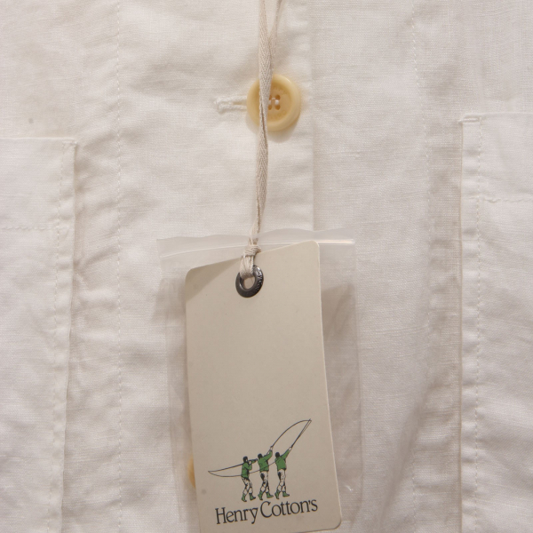 6136AC giacca donna HENRY COTTON'S off white LINEN blazer jacket woman
