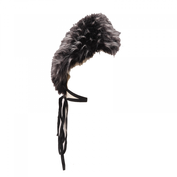 6137AG collo eco-pelliccia donna SEXY WOMAN black eco-fur collar woman