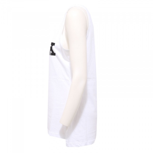 6138AB canotta donna PYREX cotton white black print t-shirt women