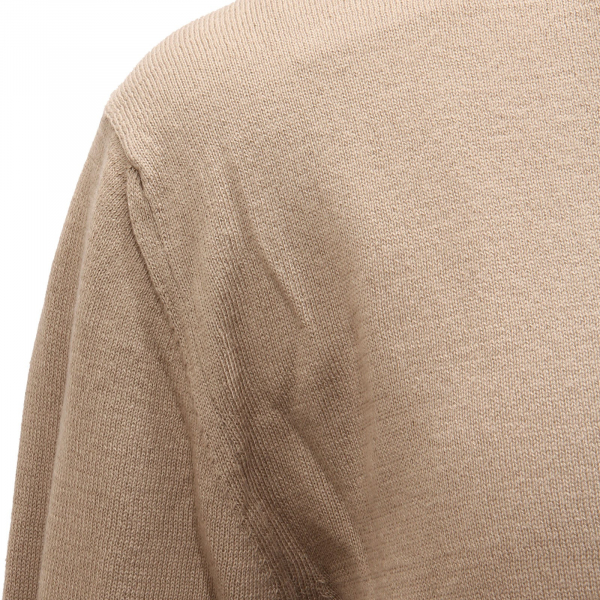 6142AE maglione uomo ESTEBAN MARTINEZ light brown cotton sweater man